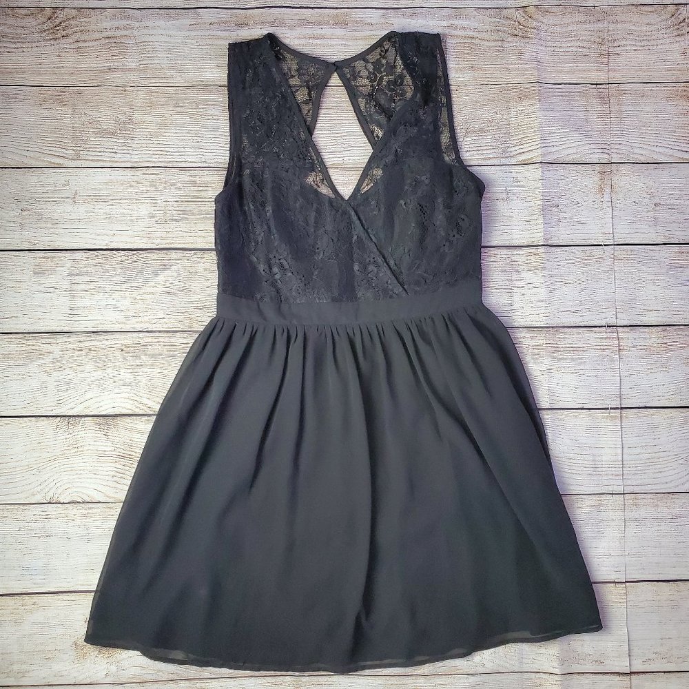 Lbd With Lace Top And Open Back - image 1